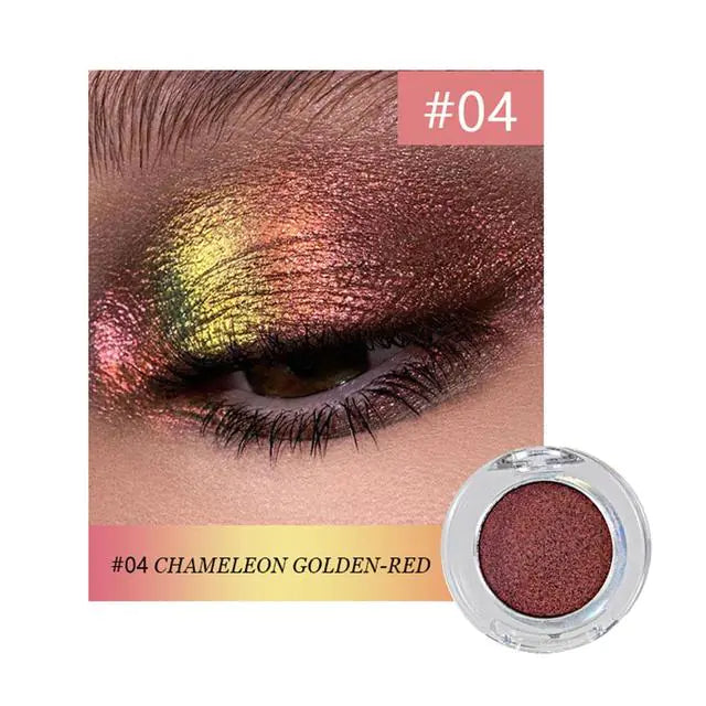 Sombras de ojos camaleón metálica con purpurina - Erlif