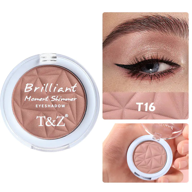 Paleta de sombras de ojos resistentes al agua
