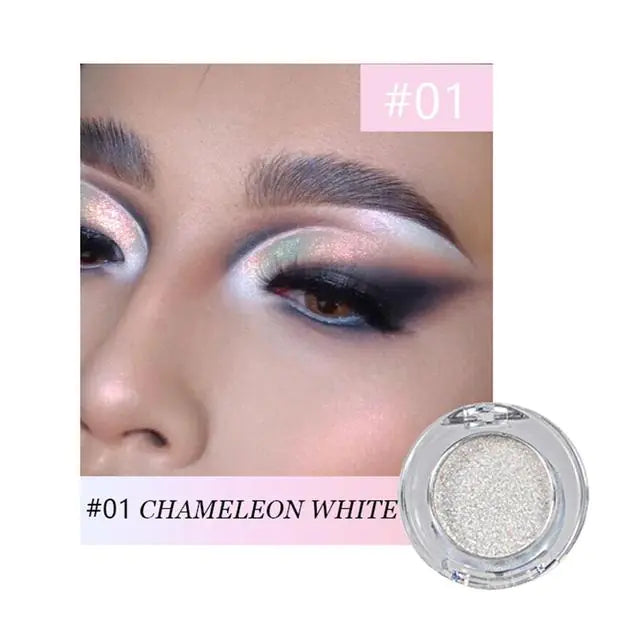 Sombras de ojos camaleón metálica con purpurina - Erlif