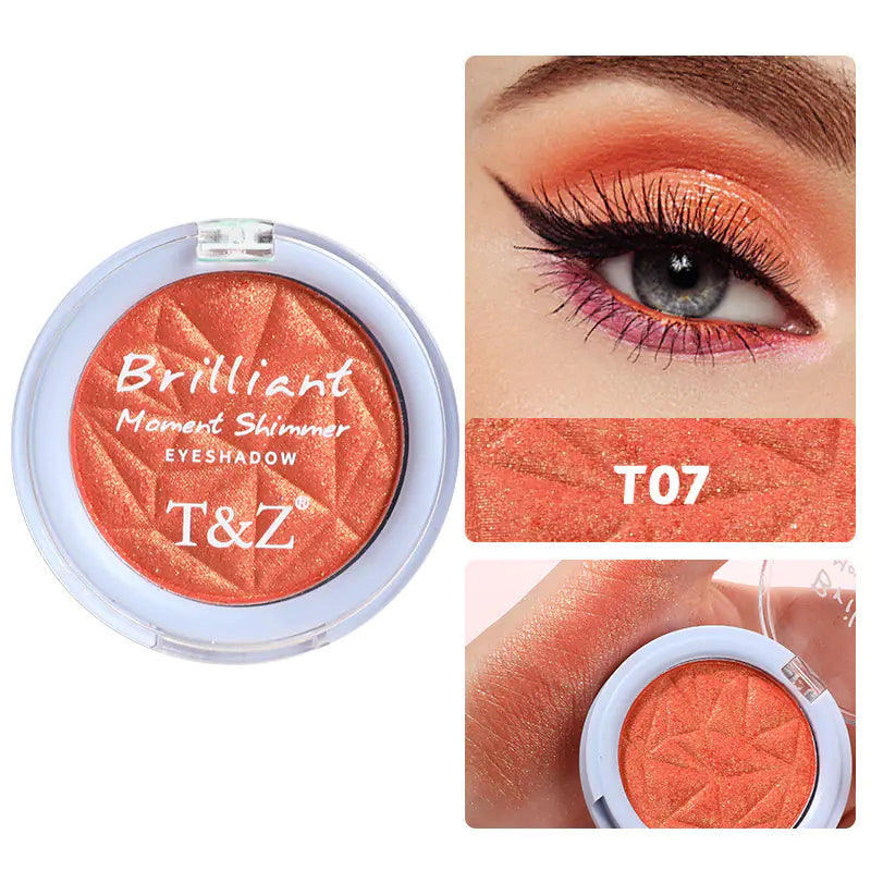 Paleta de sombras de ojos resistentes al agua