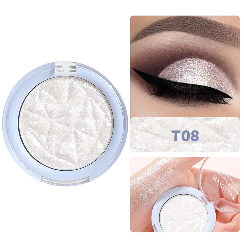 Paleta de sombras de ojos resistentes al agua