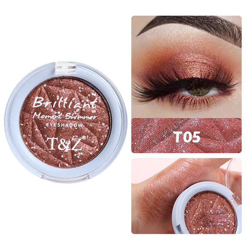 Paleta de sombras de ojos resistentes al agua