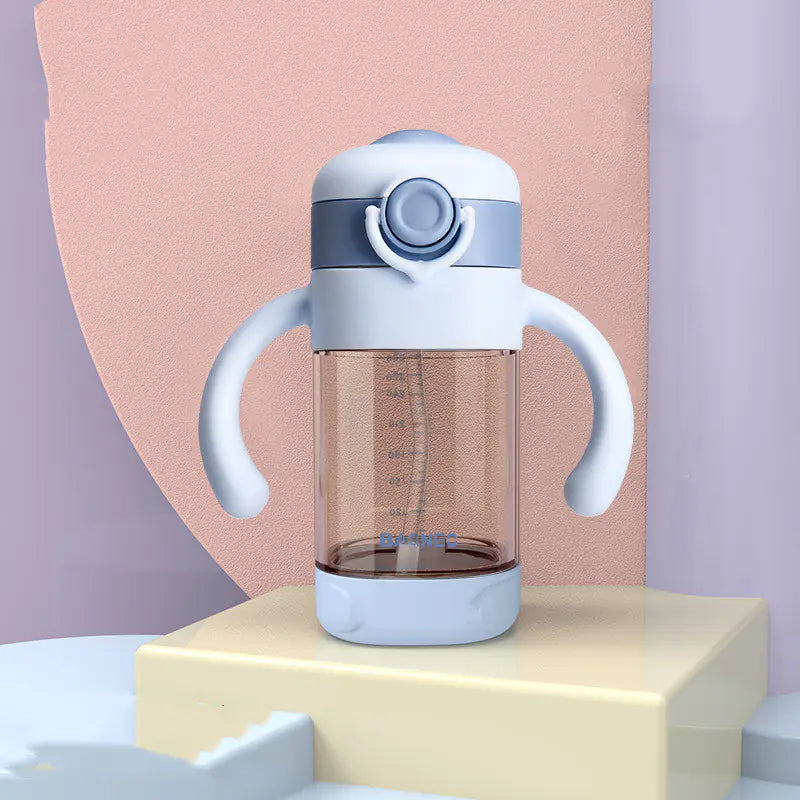 Vaso con pajita para niños