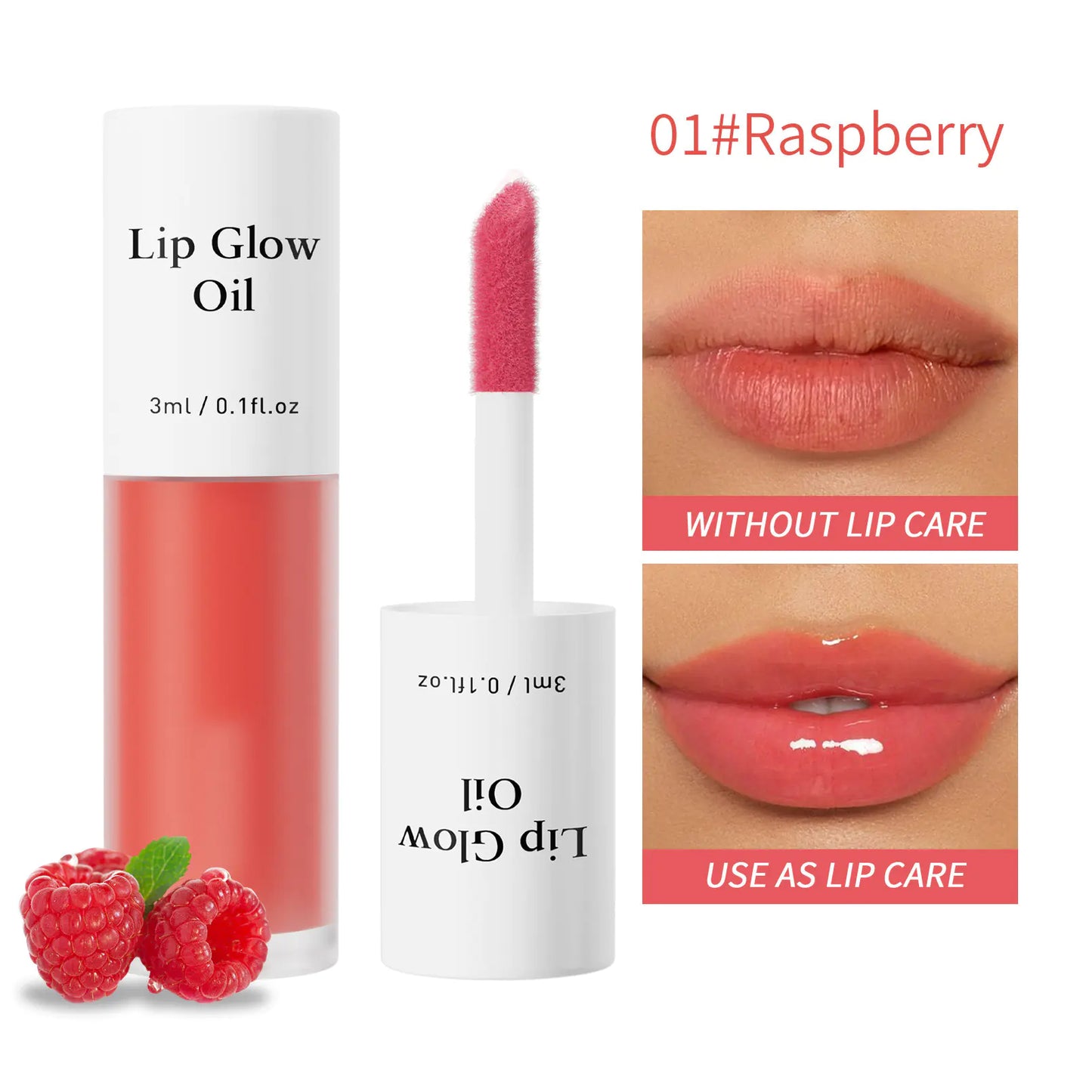 Brillo labial hidratante con sabor a frutas