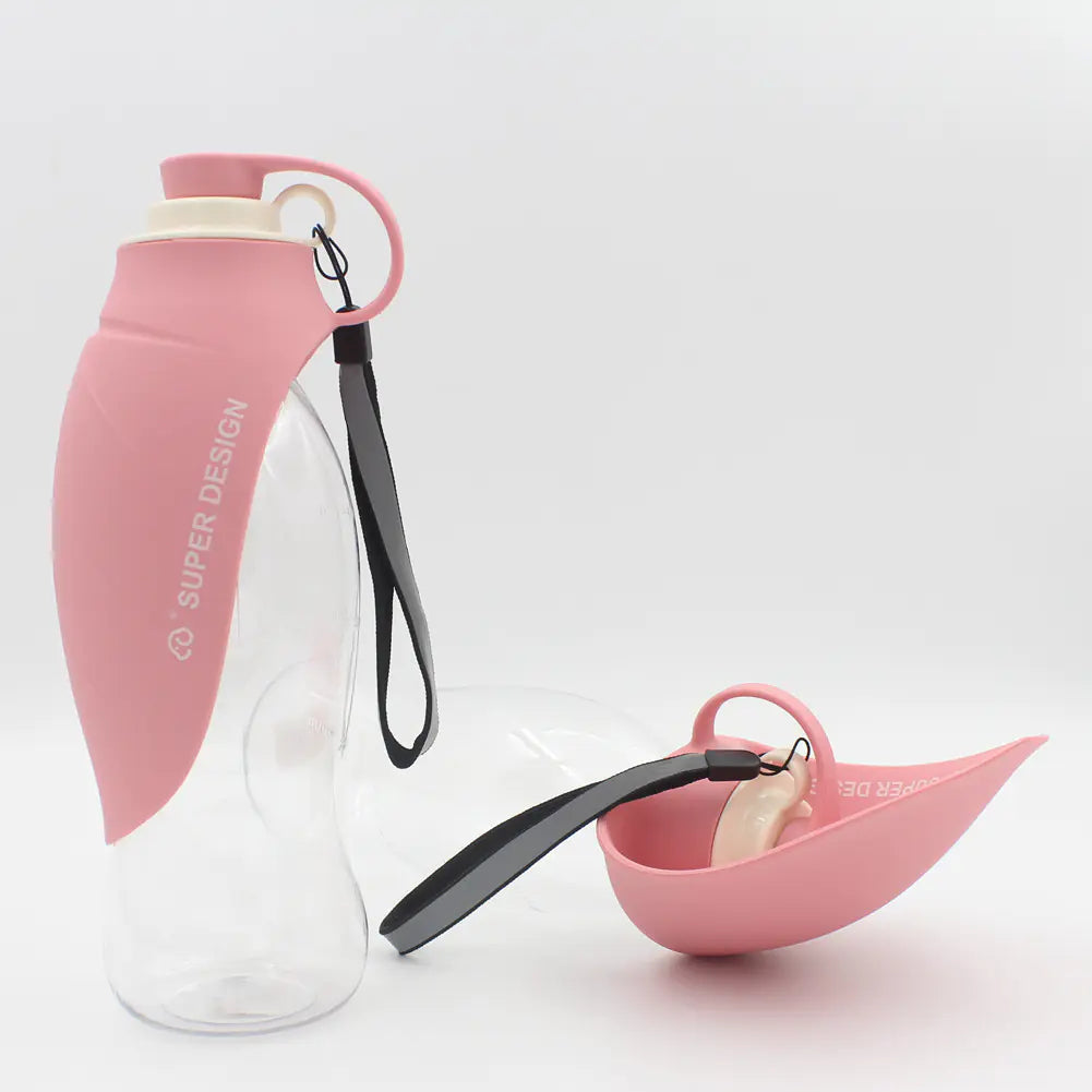 Botella de agua para mascotas portátil