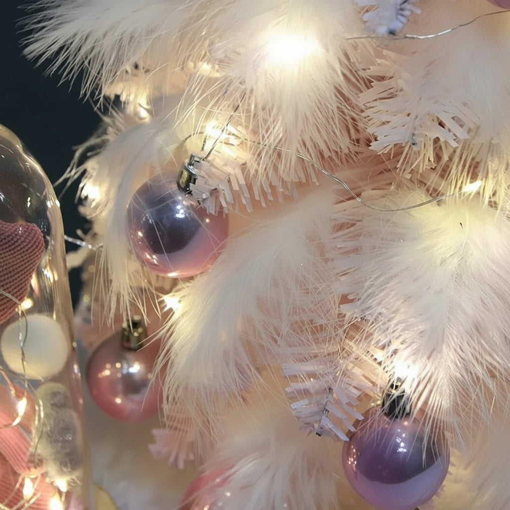Árbol rosa navideño - Erlif