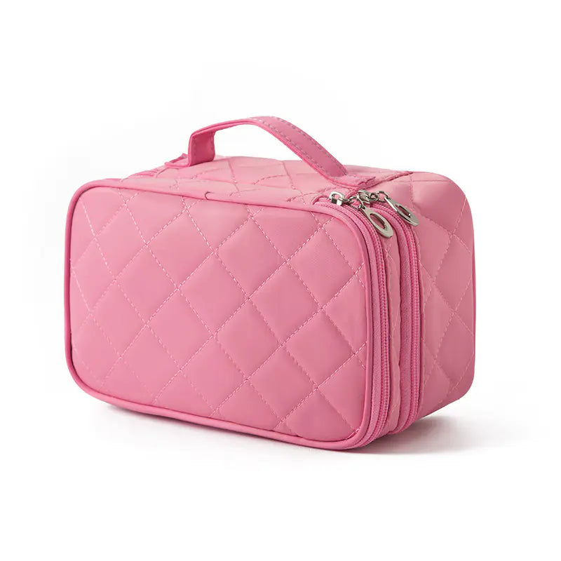 Bolsa de cosméticos de doble capa