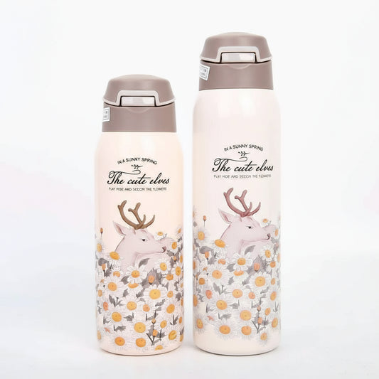 Botella Portátil con estampados - Erlif