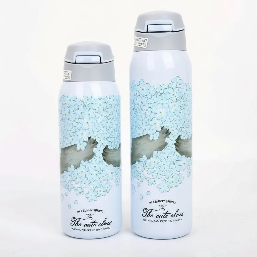 Botella Portátil con estampados - Erlif