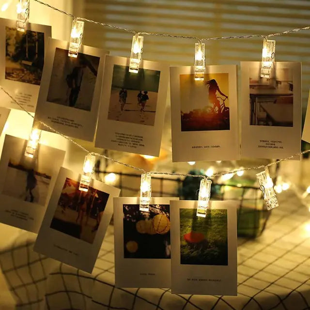 Cadena de luces LED con clip - Erlif