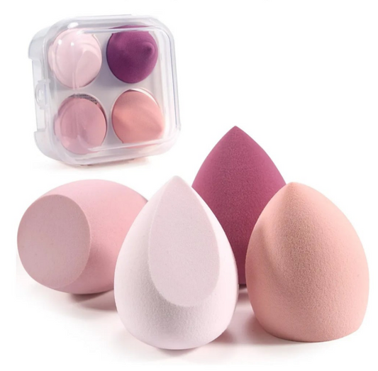 Caja de 4 esponjas de maquillaje - Erlif