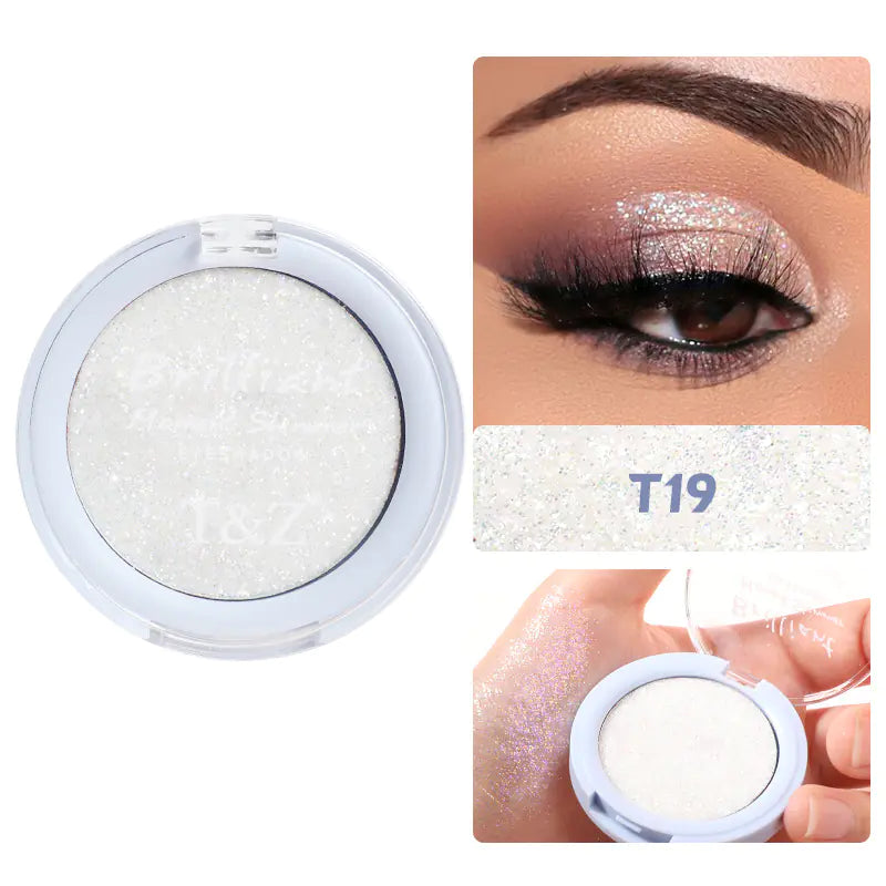 Paleta de sombras de ojos resistentes al agua