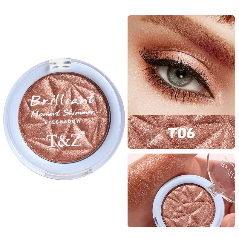 Paleta de sombras de ojos resistentes al agua
