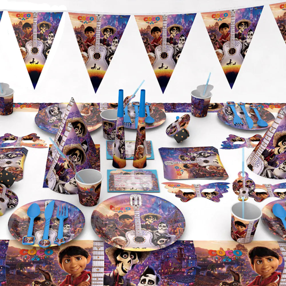 Decoraciónes de cumpleaños de coco - Erlif