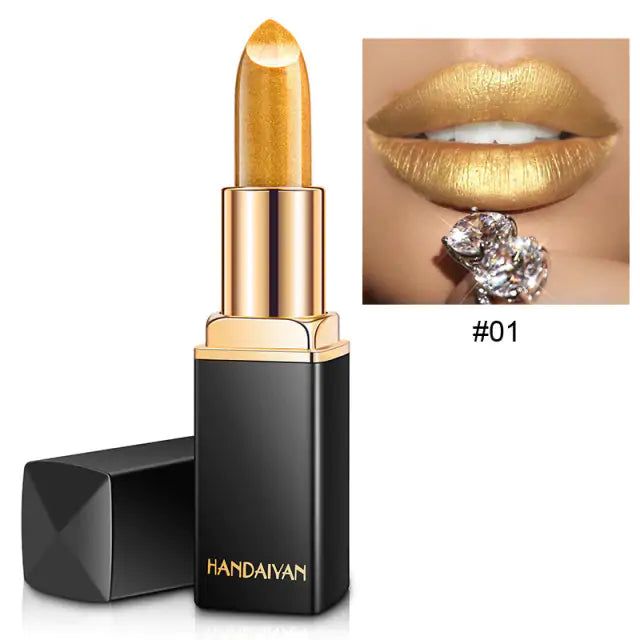 Labial brillante resistente al agua