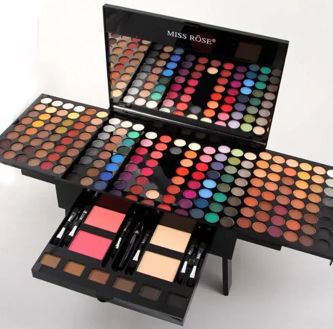 Paleta de maquillaje de 180 colores de sombras de ojos y rubores