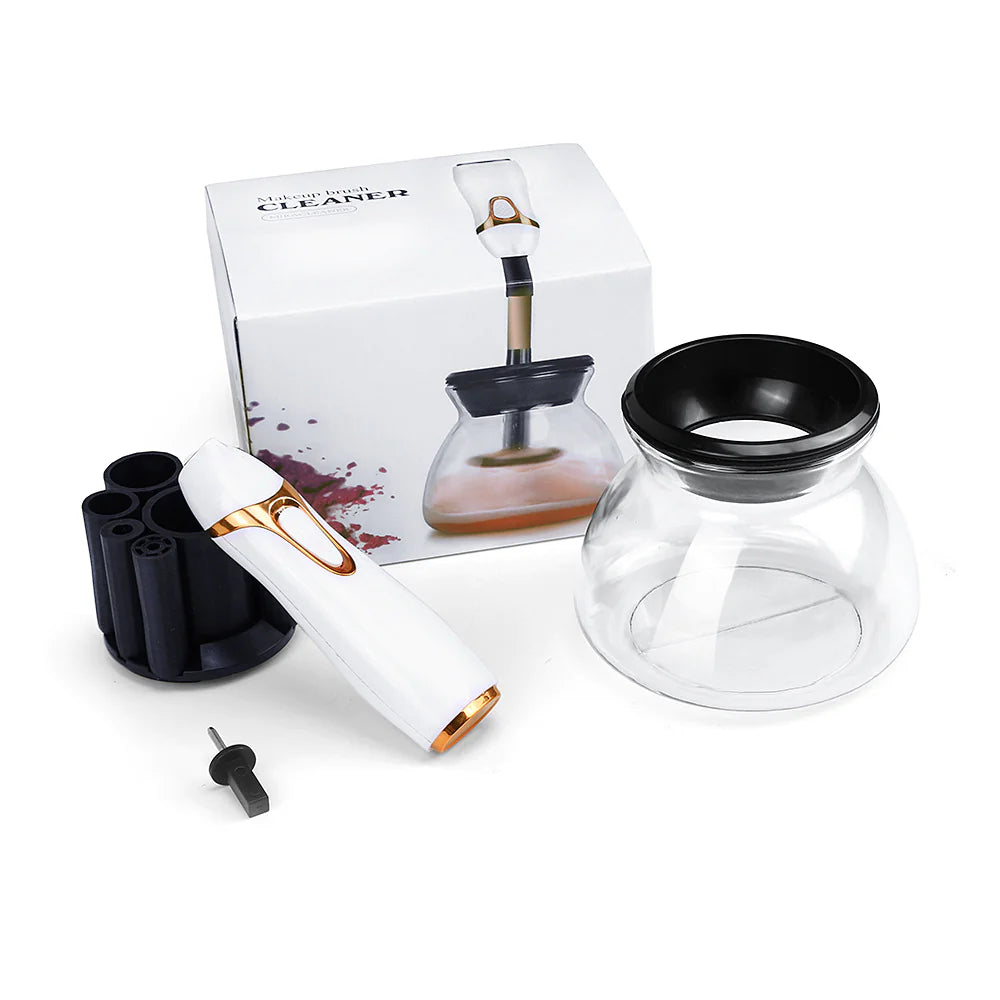 Limpiador de brochas de maquillaje
