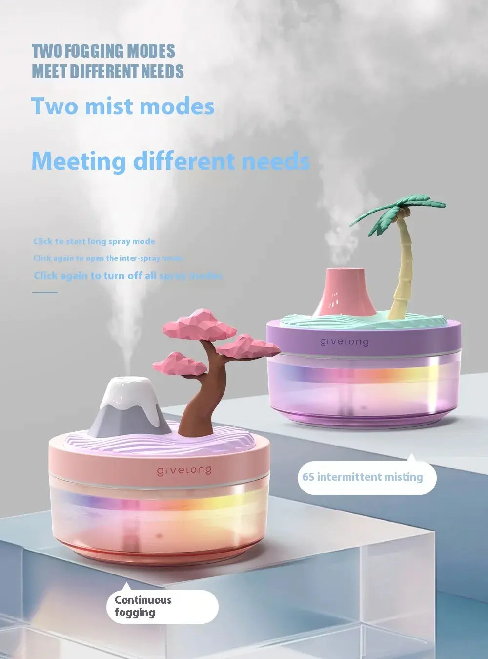 Humidificador de aire de escritorio USB