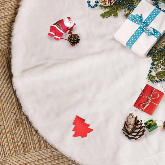 Falda para árbol de navidad de felpa - Erlif