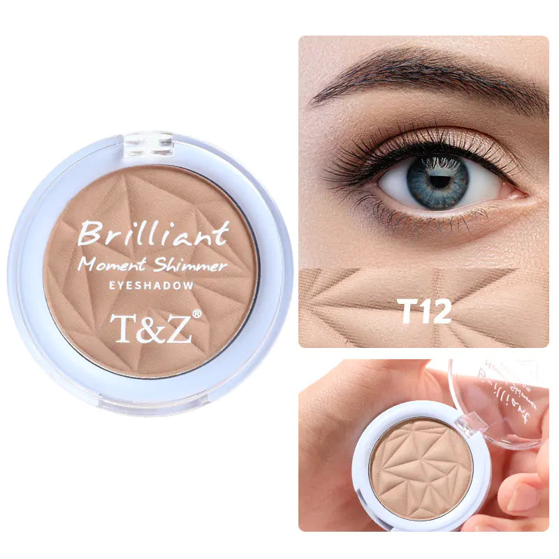 Paleta de sombras de ojos resistentes al agua