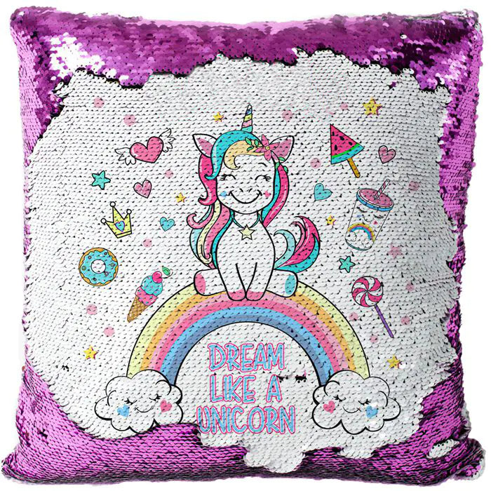 Funda de almohada con lentejuelas