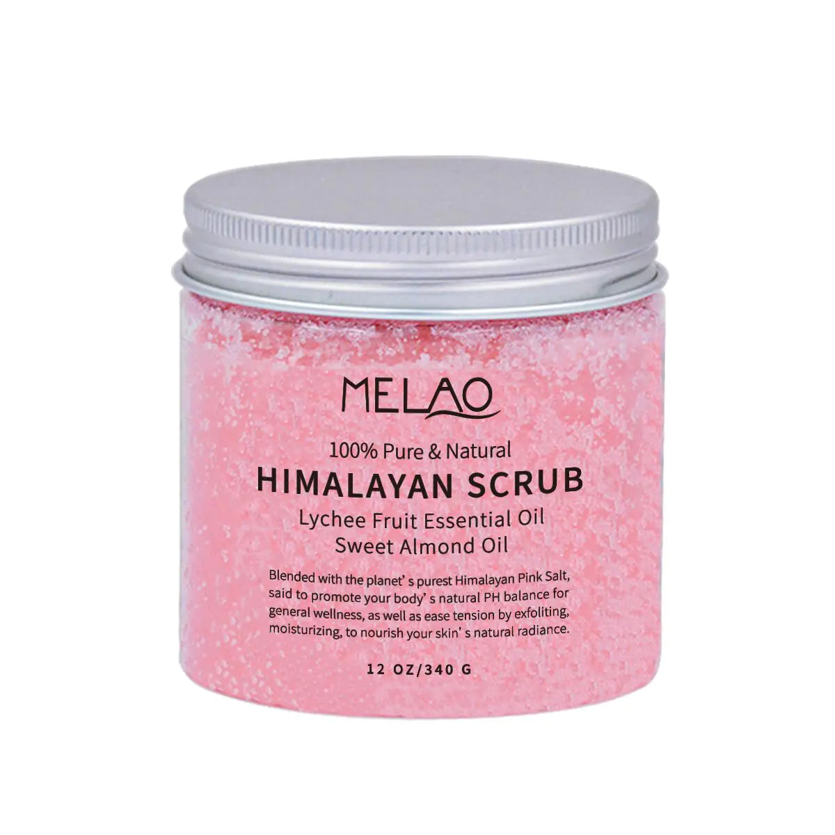 Exfoliante corporal de sal del Himalaya
