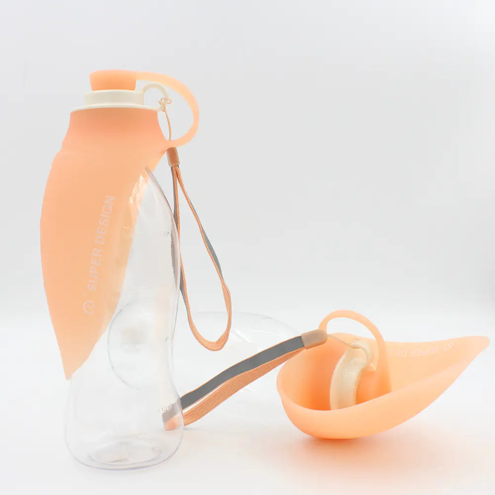 Botella de agua para mascotas portátil