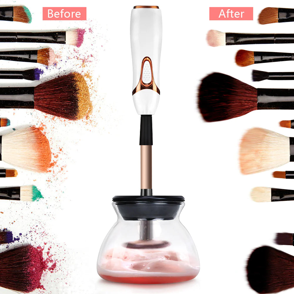 Limpiador de brochas de maquillaje