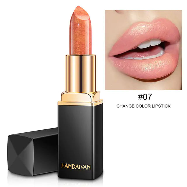 Labial brillante resistente al agua