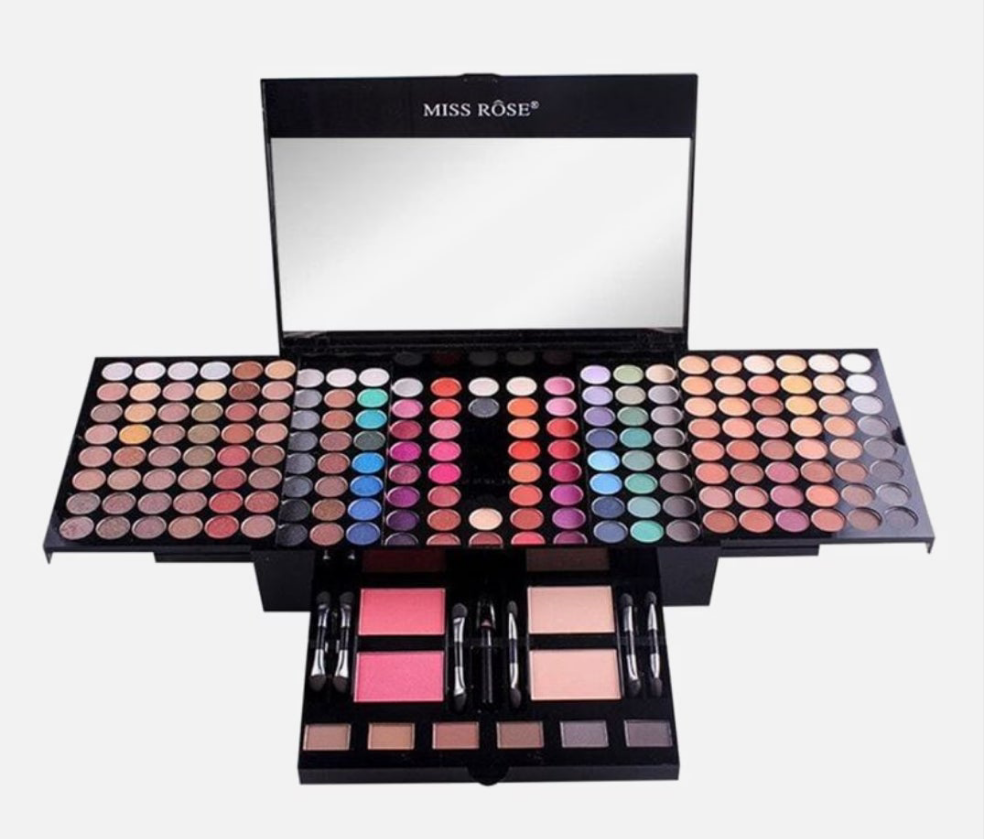 Paleta de maquillaje de 180 colores de sombras de ojos y rubores