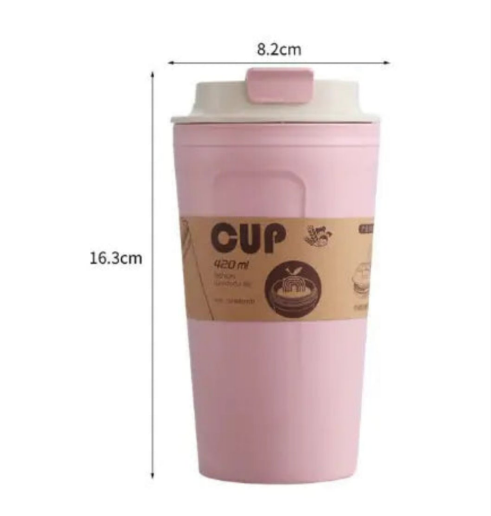 Leak-proof bamboo fiber cup