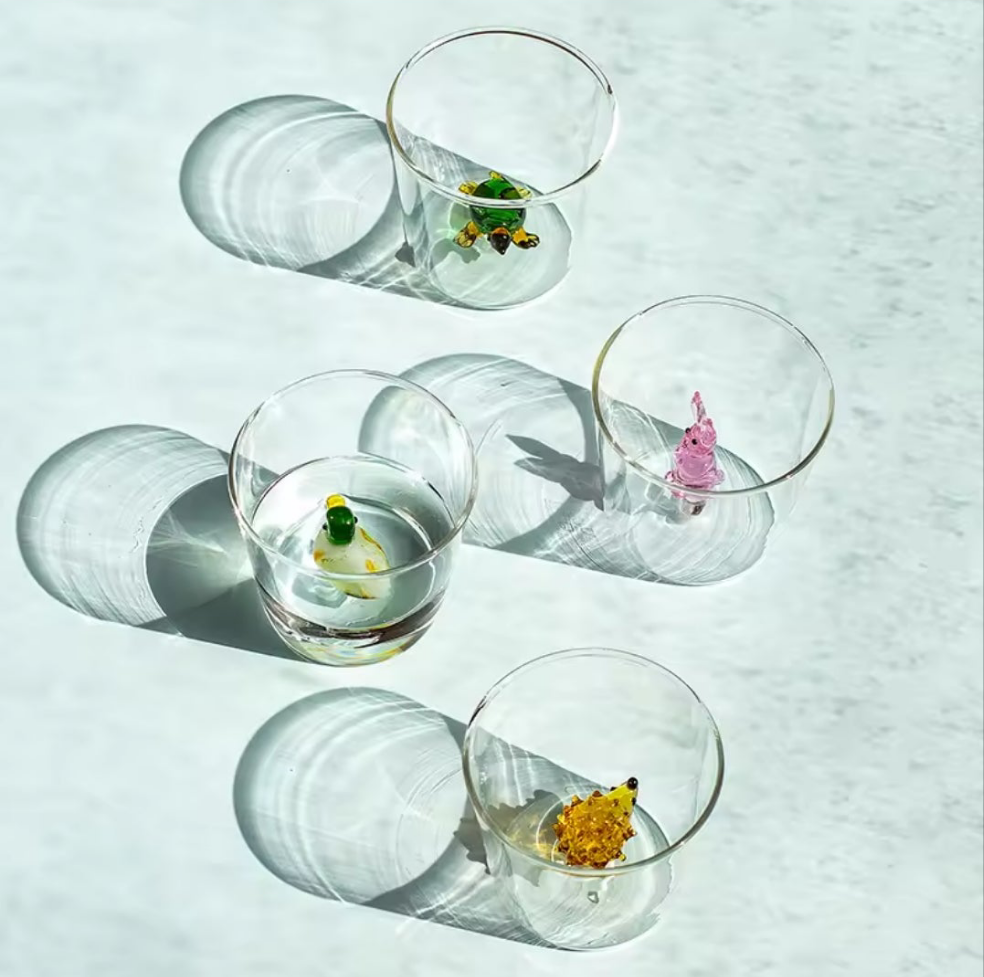 Vaso de cristal en 3D