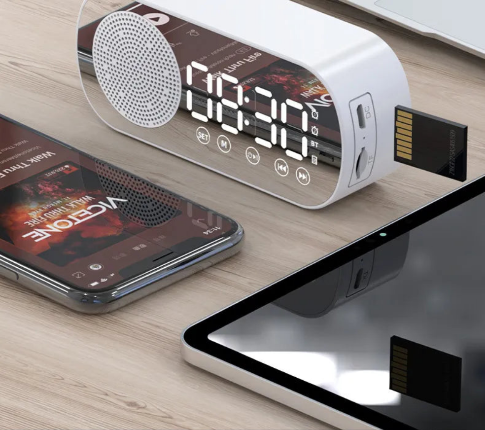 Reloj despertador digital LED BT - Erlif