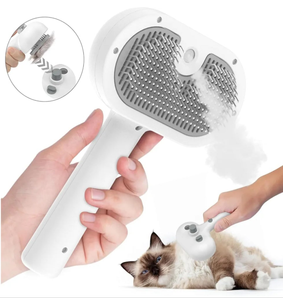 Cepillo autolimpiable para mascotas