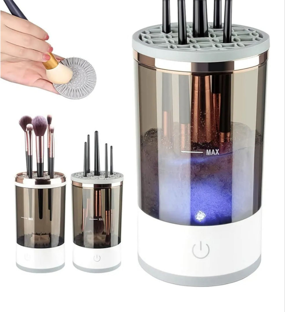 Limpiador de brochas de maquillaje
