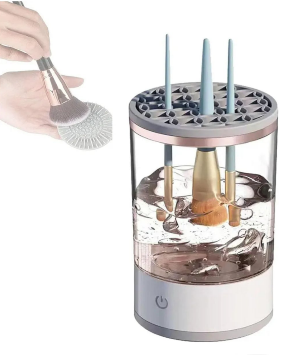 Limpiador de brochas de maquillaje