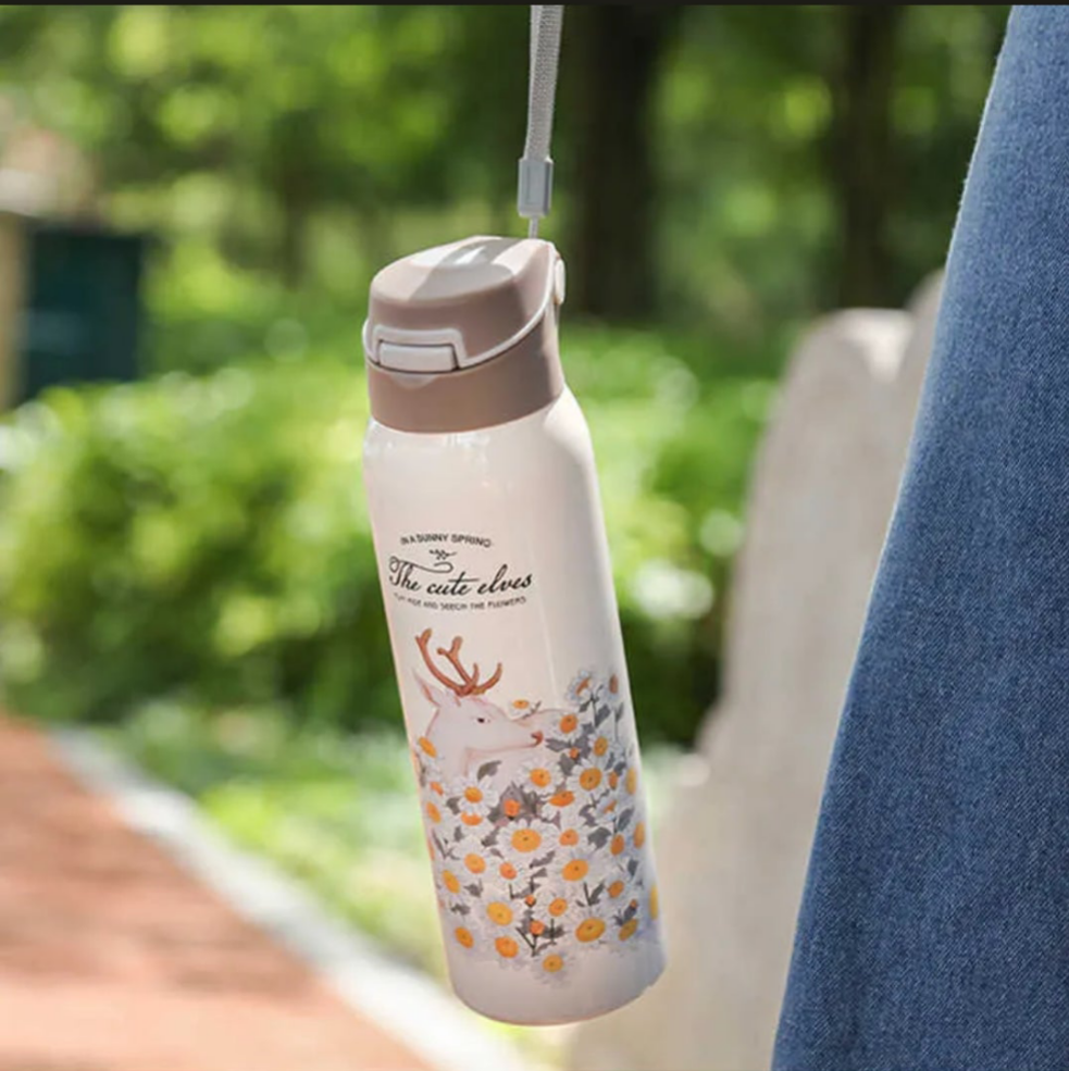 Botella Portátil con estampados