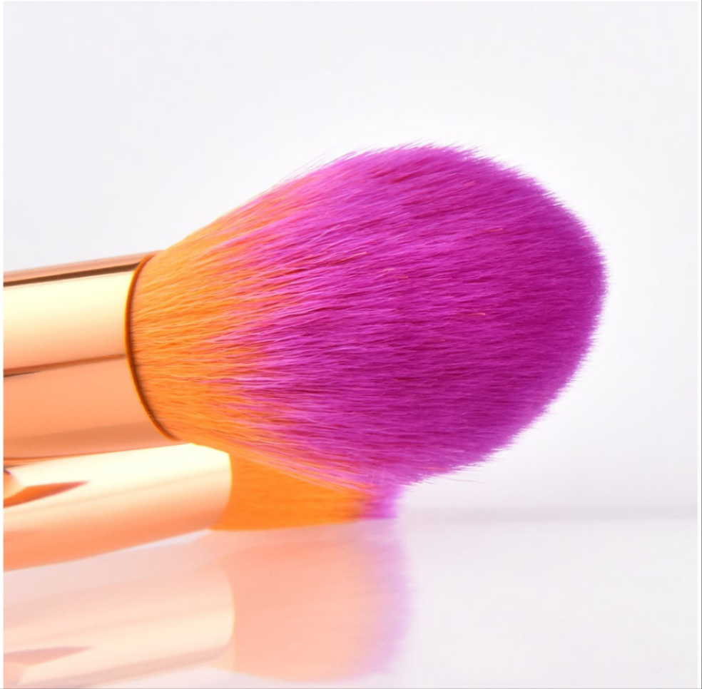 Brochas de maquillaje sirena