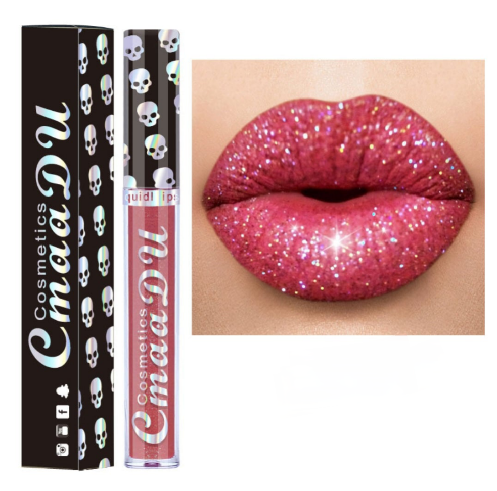 Labial brillante metálico