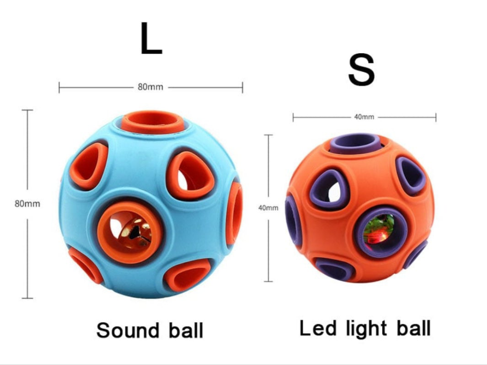 Pelota interactiva para perros