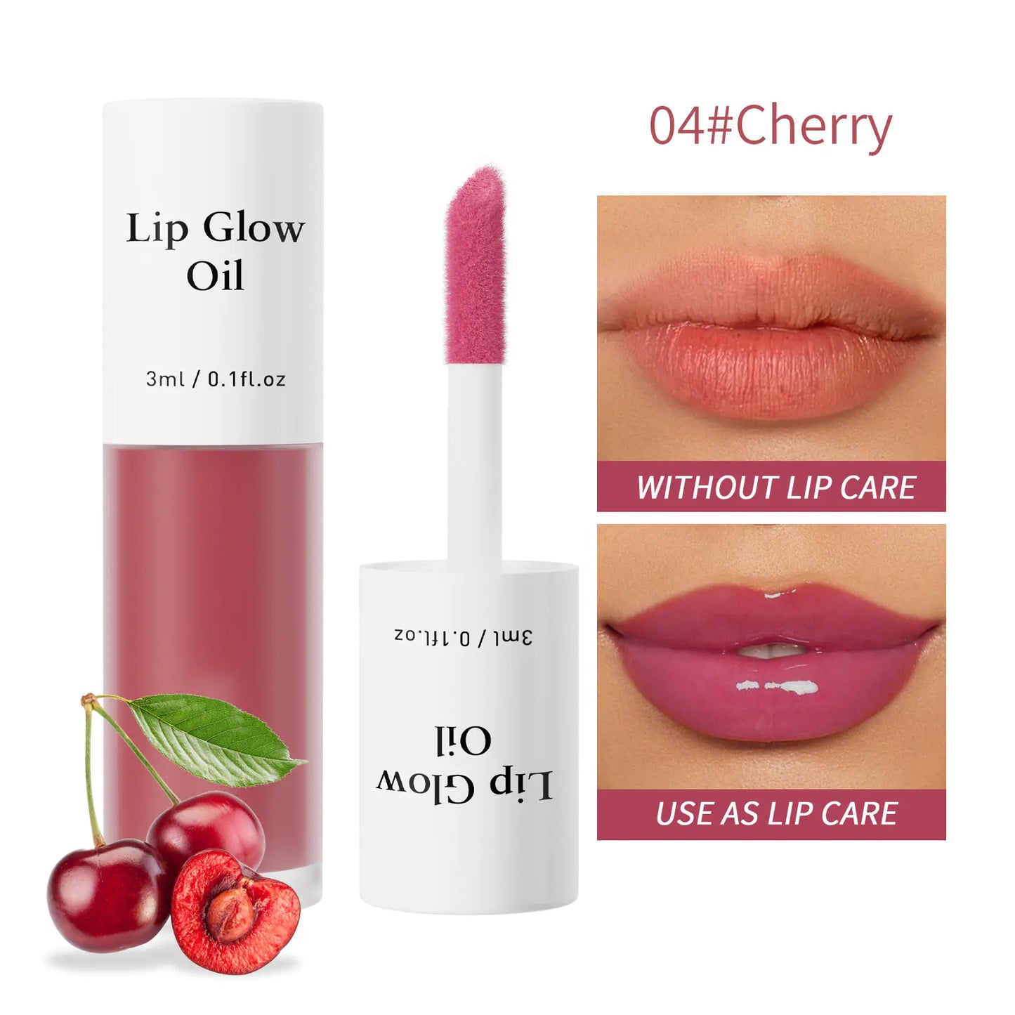 Brillo labial hidratante con sabor a frutas