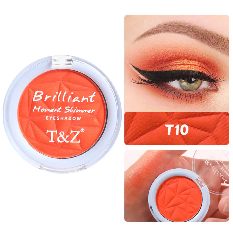 Paleta de sombras de ojos resistentes al agua