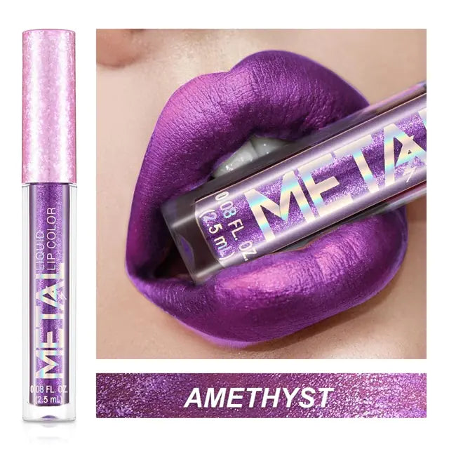 Labial liquido metálico - Erlif