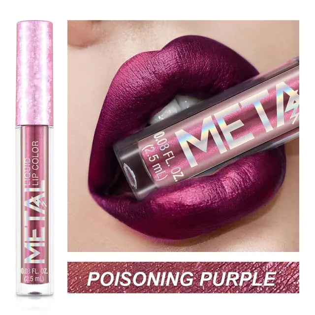 Labial liquido metálico - Erlif