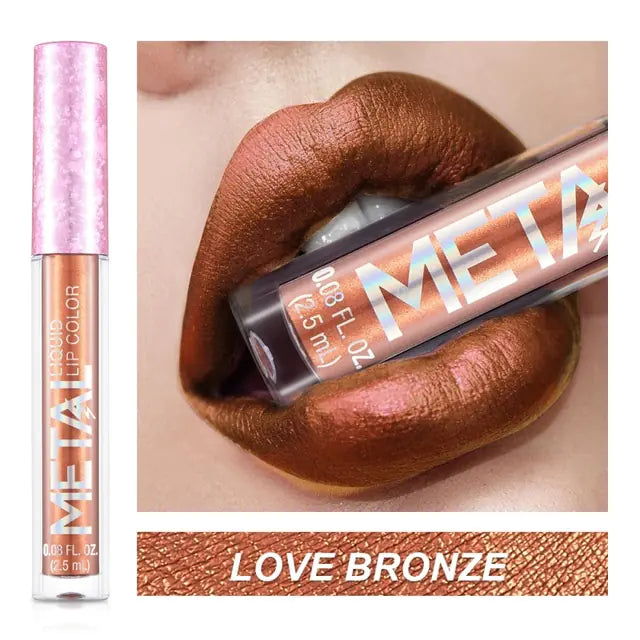 Labial liquido metálico - Erlif
