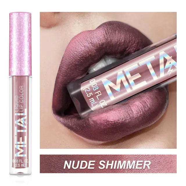 Labial liquido metálico - Erlif