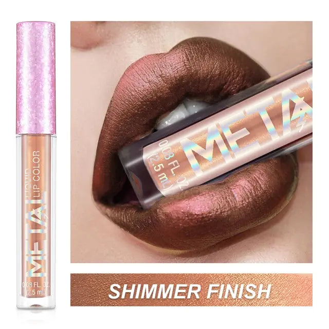Labial liquido metálico - Erlif