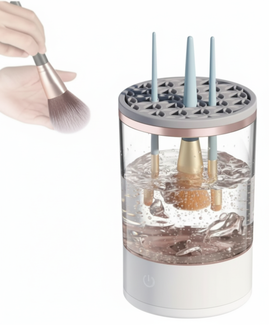 Limpiador de brochas de maquillaje - Erlif