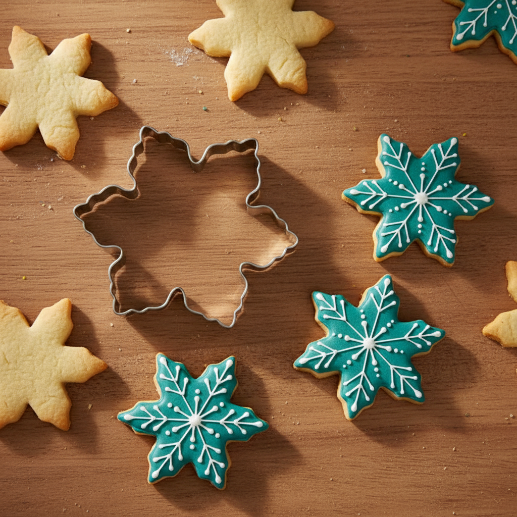 Molde con forma de copo de nieve - Erlif