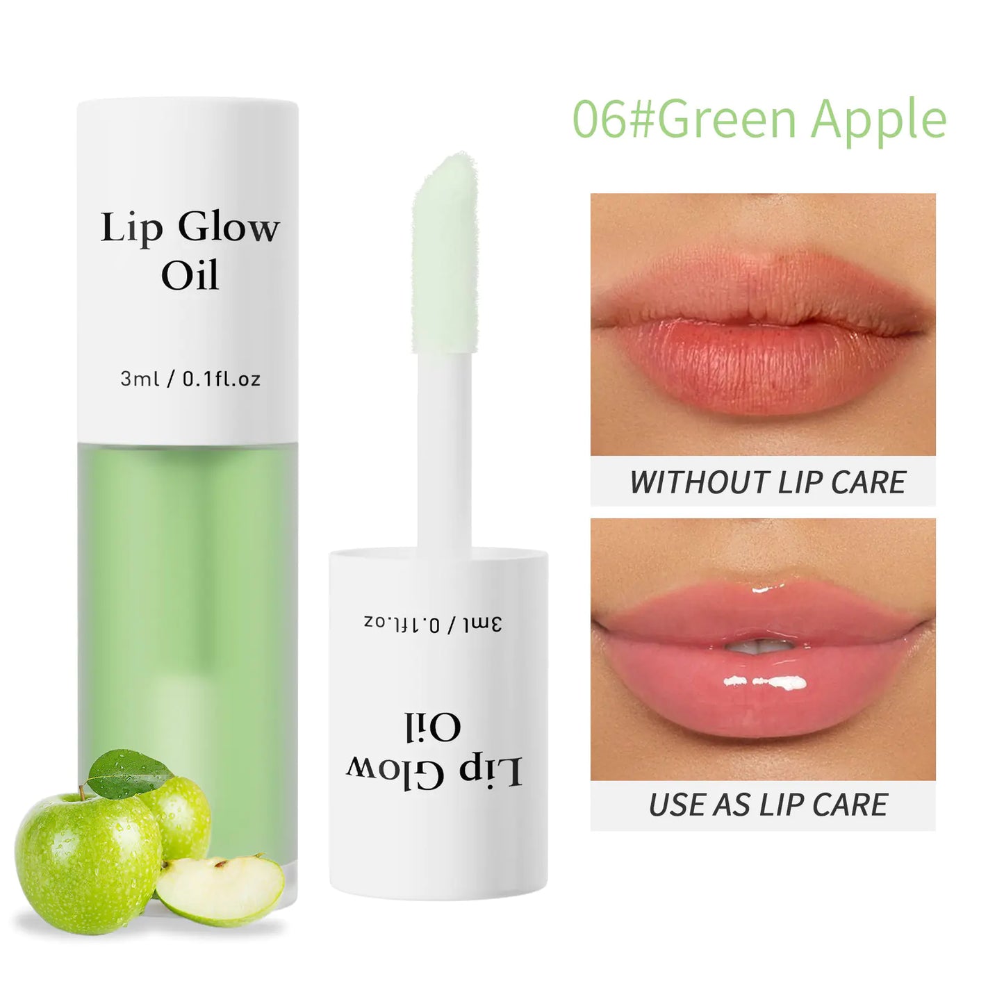 Brillo labial hidratante con sabor a frutas